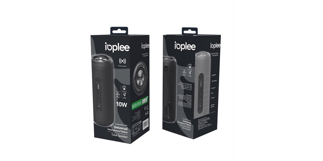 IOPLEE Cassa Speaker Wireless 10W – Nero