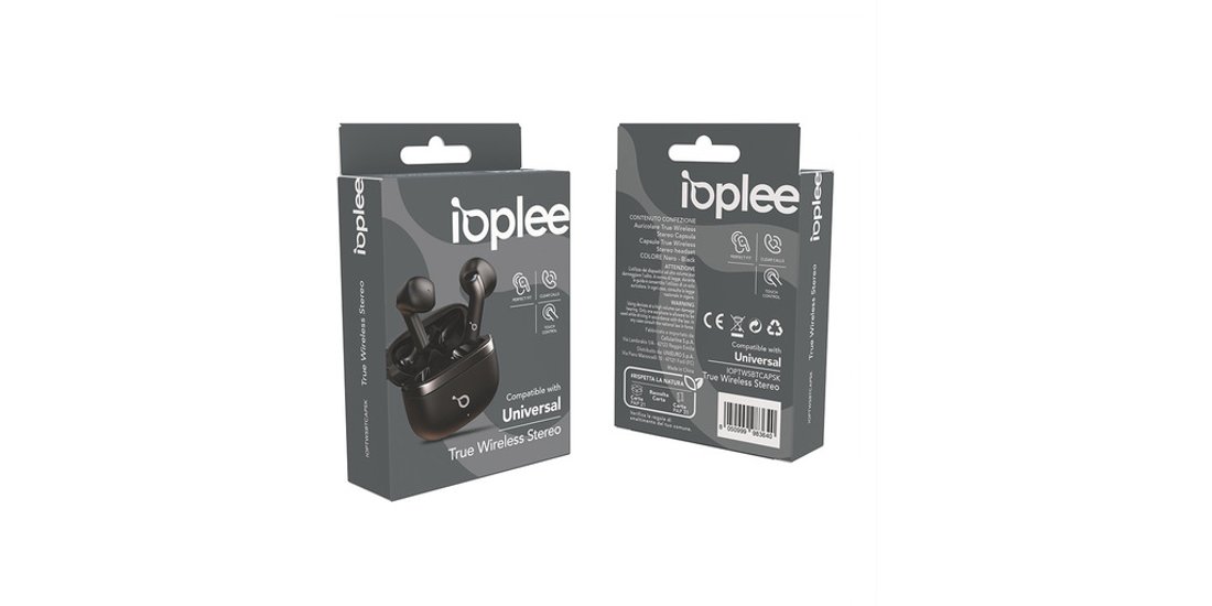 IOPLEE Auricolare True Wireless Stereo Capsula…