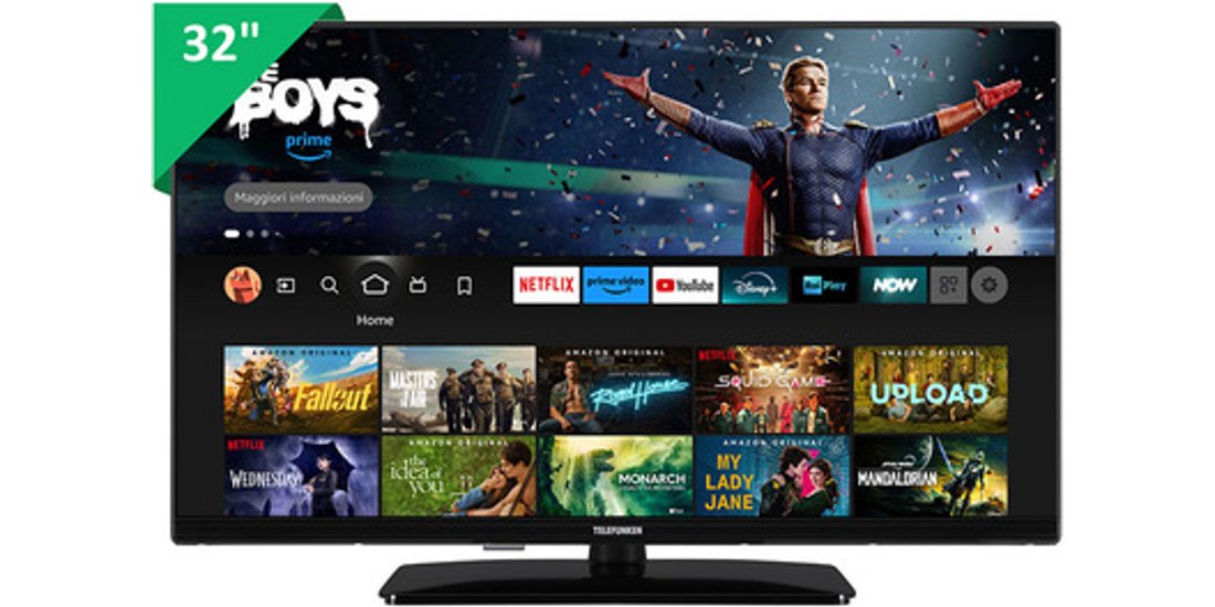Telefunken TE32759B50V4D TV 813 cm (32”) Smart…