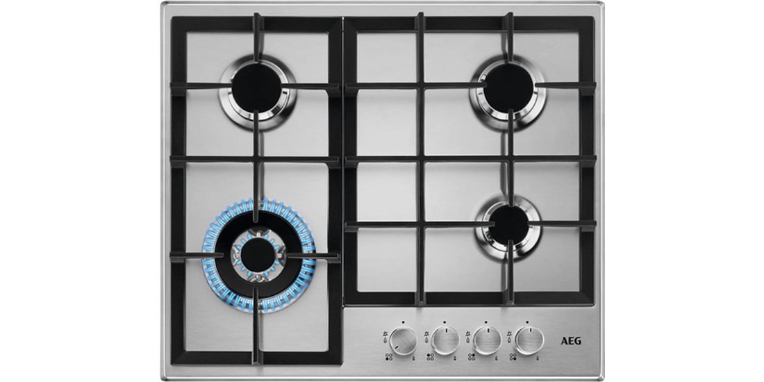 AEG Piano Gas Comandi Frontali 60 Cm HGB64400SM…