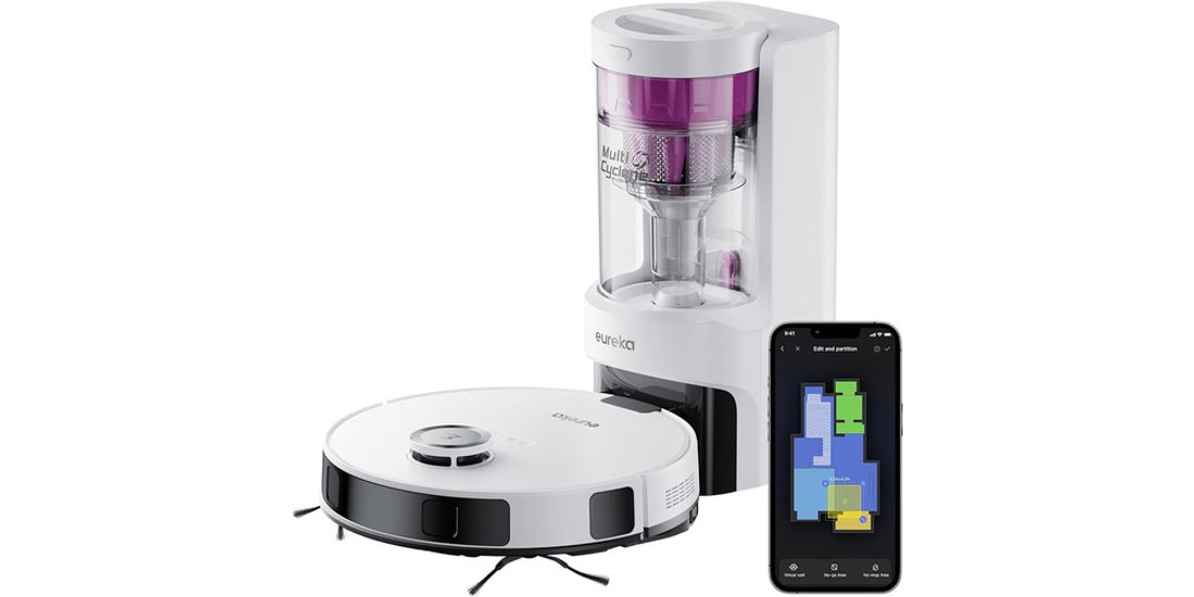 Eureka NERE10s Robot Aspirapolvere Lavapavimenti…