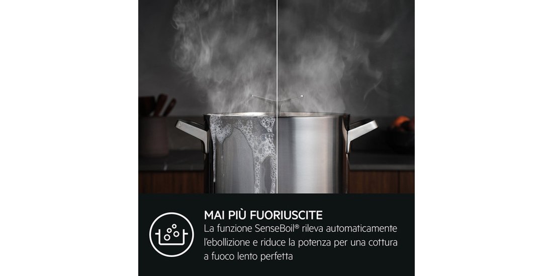 AEG Piano Induzione Boil&Fry Saphirmatt 80 Cm…
