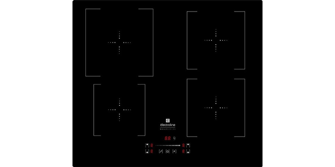 Electroline IHES4S61 piano cottura a induzione…