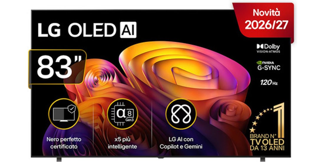 LG OLED AI 83” Serie B6E OLED83B6ELB 4K Nero…