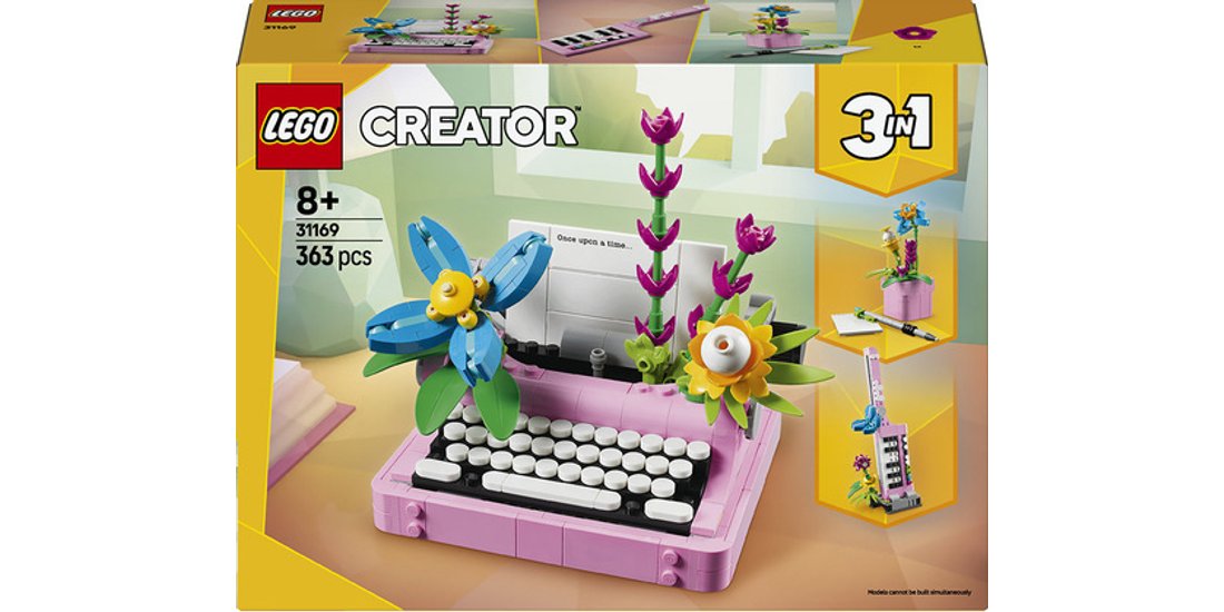 LEGO Creator 3 in 1 31169 Macchina da Scrivere…