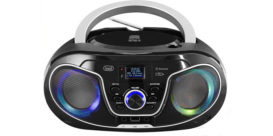 Trevi STEREO PORTATILE BOOMBOX CD DAB DAB+ USB…