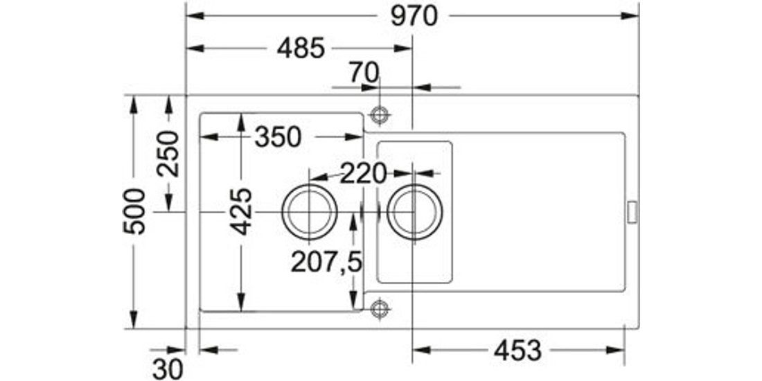 Franke MRG 651 Lavello ad incasso Rettangolare…