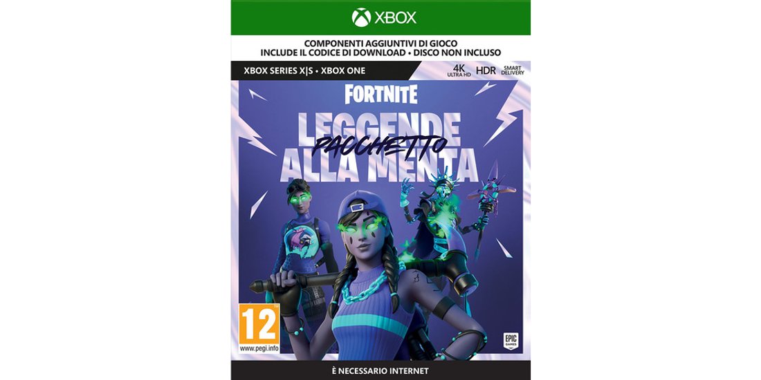 Fortnite Leggende alla Menta Pacchetto Legendary…