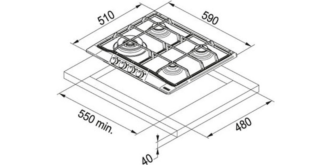 Franke FHTL 604 3G TC XS E Acciaio inossidabile…