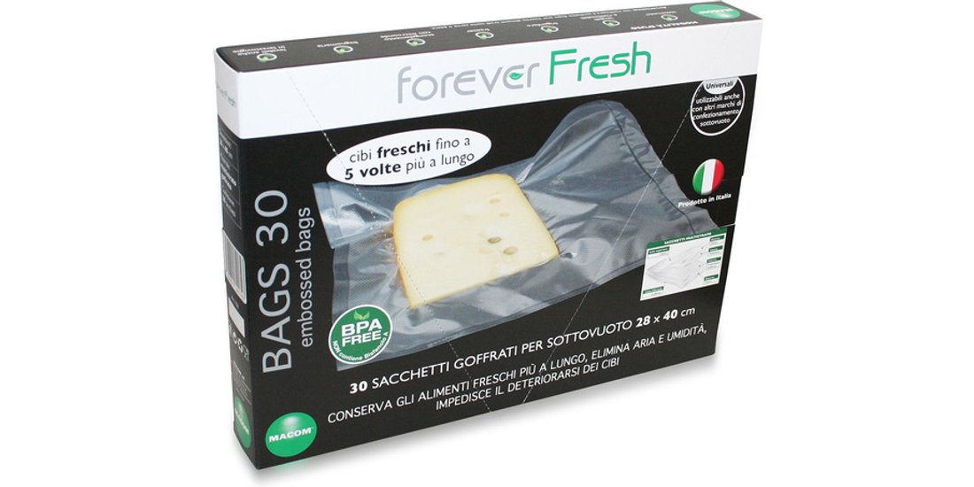 Macom 30 Sacchetti Goffrati per Macchine Sottovuoto…