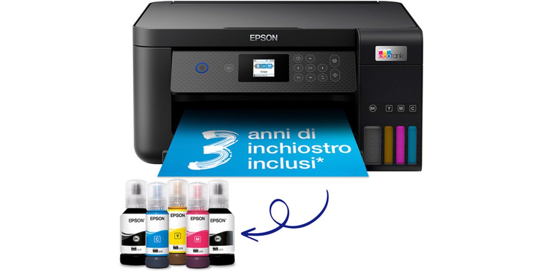 Epson EcoTank ET-2850 stampante multifunzione…