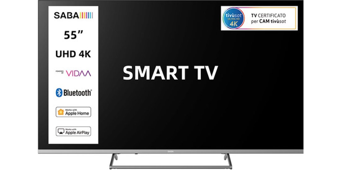 SABA SA55KM10VDA SMART TV 55” ULTRA HD 4K Sistema…