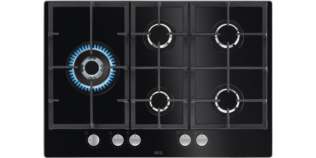 AEG HKB75820NB Piano cottura Gas on Glass Serie…