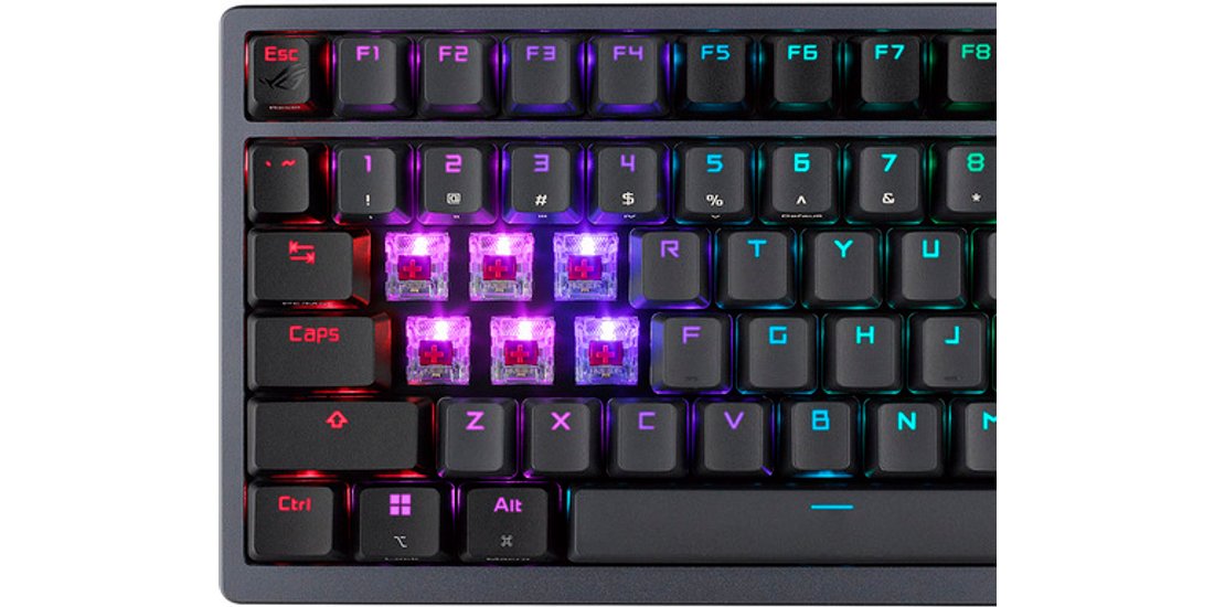 ASUS ROG Azoth tastiera Gaming USB + RF Wireless…