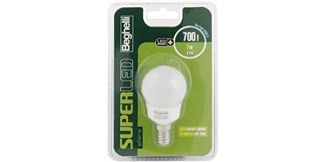 Beghelli Sfera Super LED E14 Lampadina a risparmio…