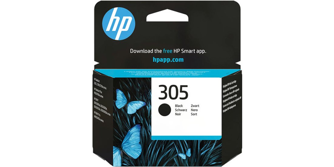 HP Cartuccia di inchiostro nero originale 305
