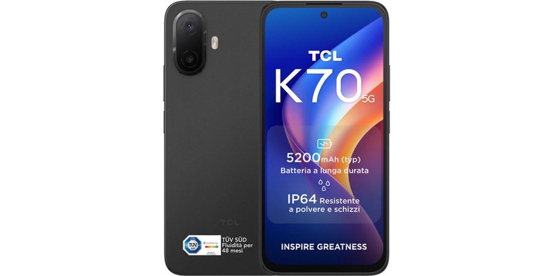 TCL K70 5G 173 cm (6.8”) Doppia SIM Android …
