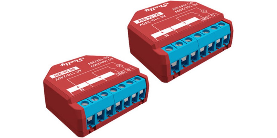 Shelly Plus 1PM trasmettitore di potenza Rosso…