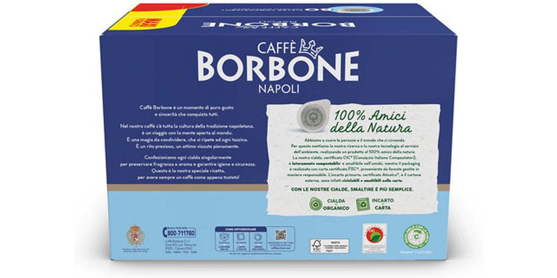 Caffè Borbone Cialda ESE 44mm – Miscela Decisa…
