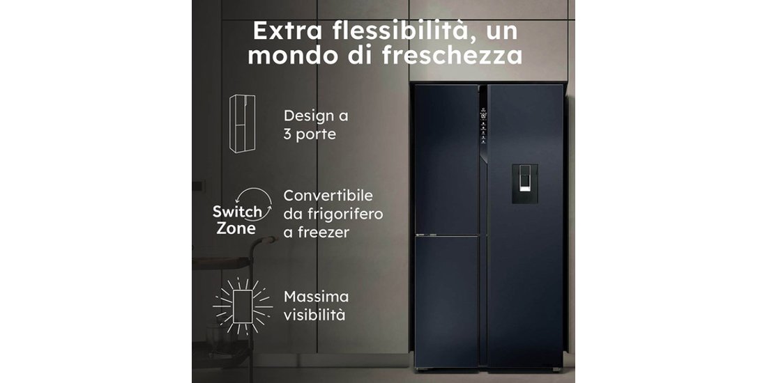 Haier HSPR79F18EWMB Frigorifero Side By Side …