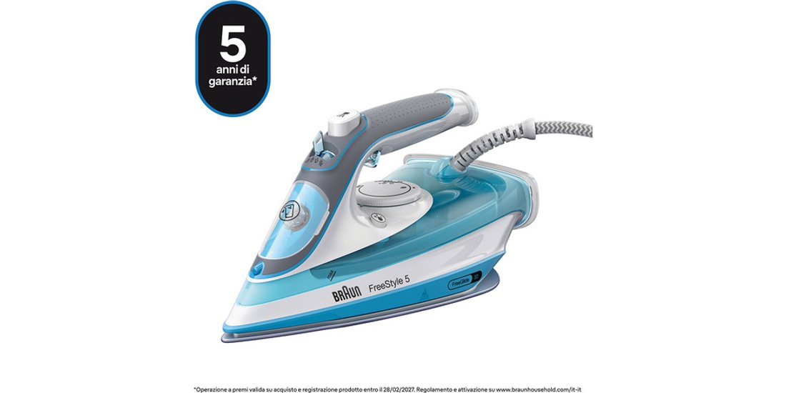 Braun TexStyle 5 – Ferro da stiro a vapore Piastra…
