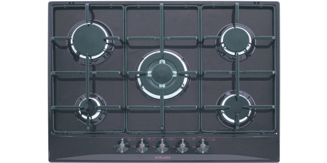 Glem Gas GT755AN piano cottura Antracite Da incasso…