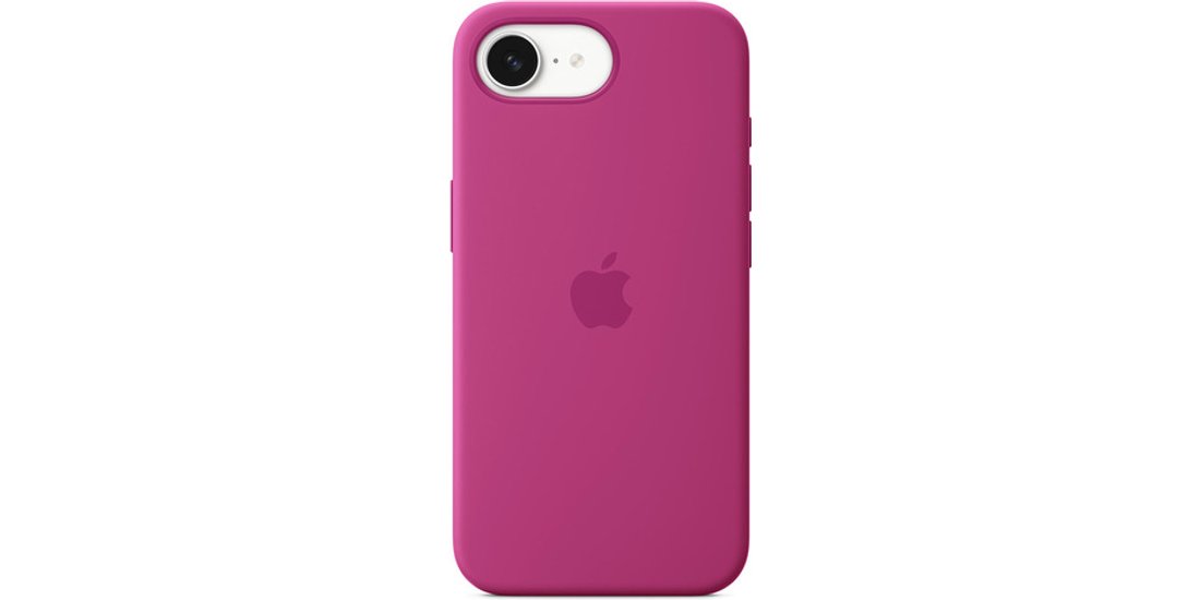 Apple Custodia in silicone per iPhone 16e – Fucsia…