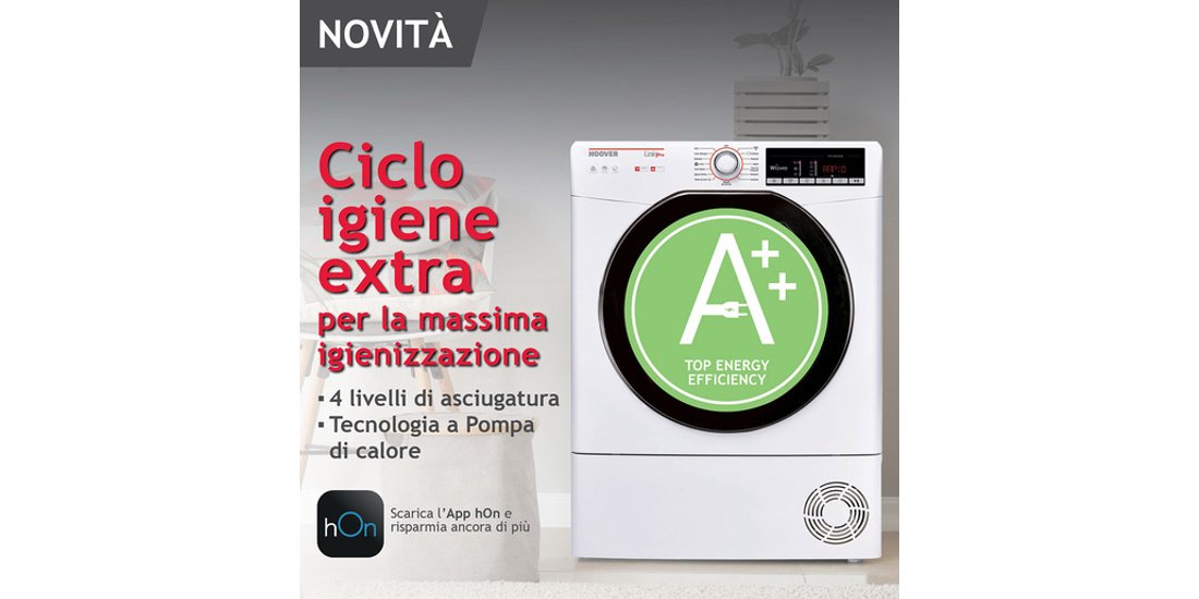 Hoover LINK X-CARE HLPB4H7A2TBEX-11 asciugatrice…