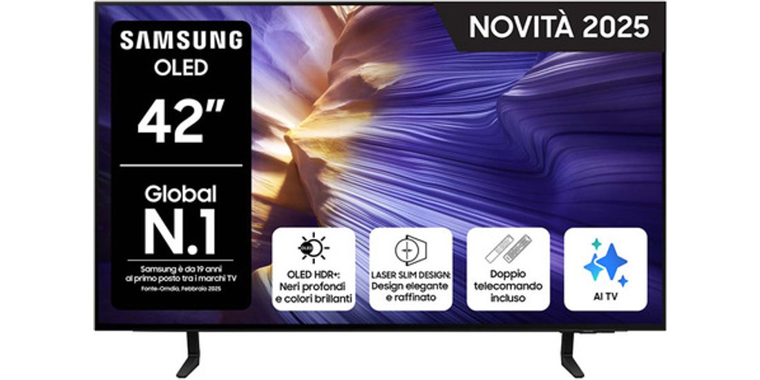 Samsung S90F OLED AI TV 42” QE42S90FAEXZT 4K…