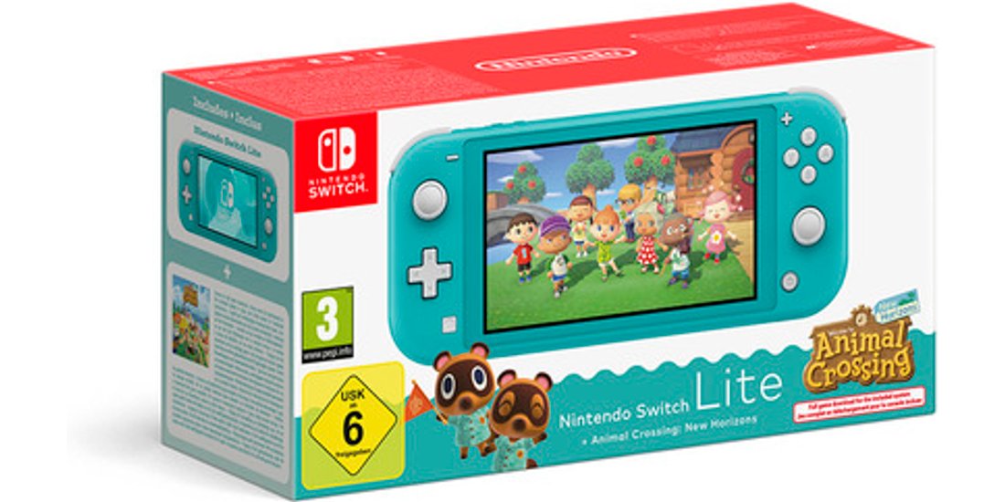 Nintendo Console Switch Lite + Animal Crossing…