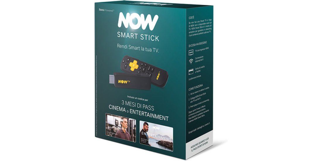 NOW Smart Stick con inclusi i primi 3 mesi a …