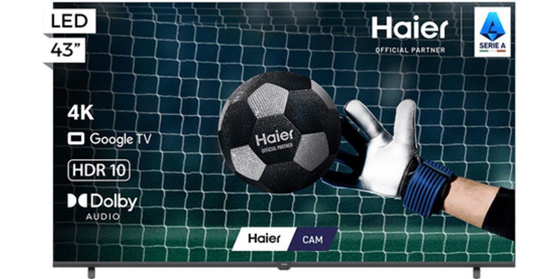 Haier H43K85GUX 1092 cm (43”) 4K Ultra HD Smart…