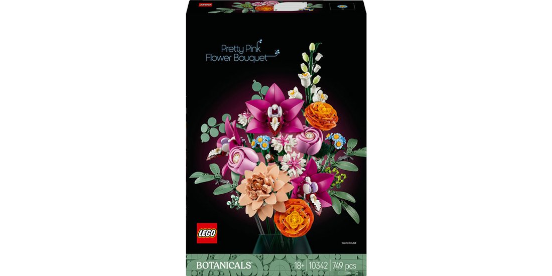 LEGO Botanicals Bouquet di fiori rosa