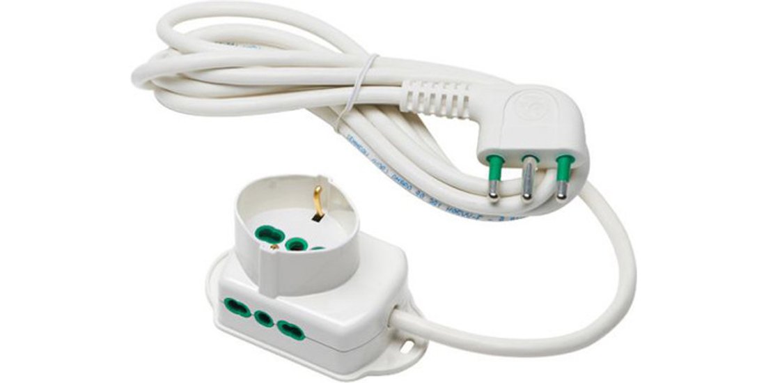 FANTON 42107 prolunghe e multiple 3 m 2 presa…