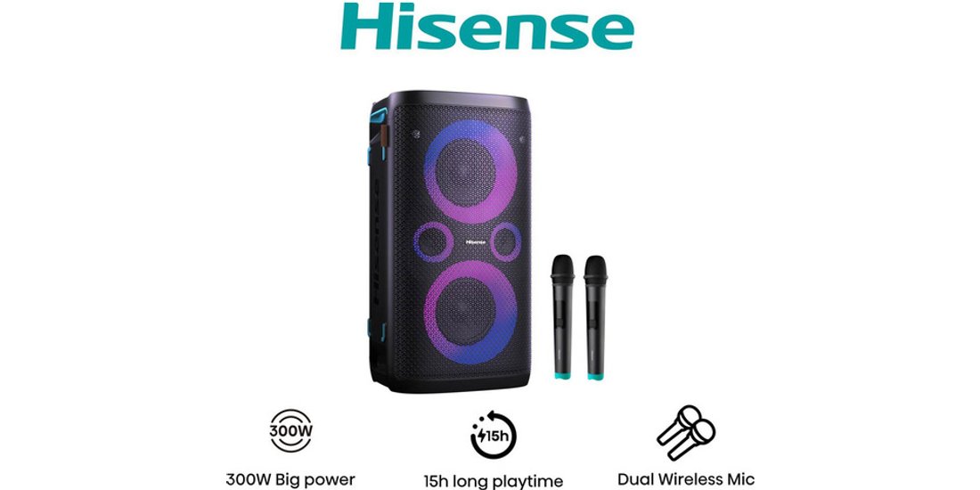 Hisense HP110 Nero 300 W