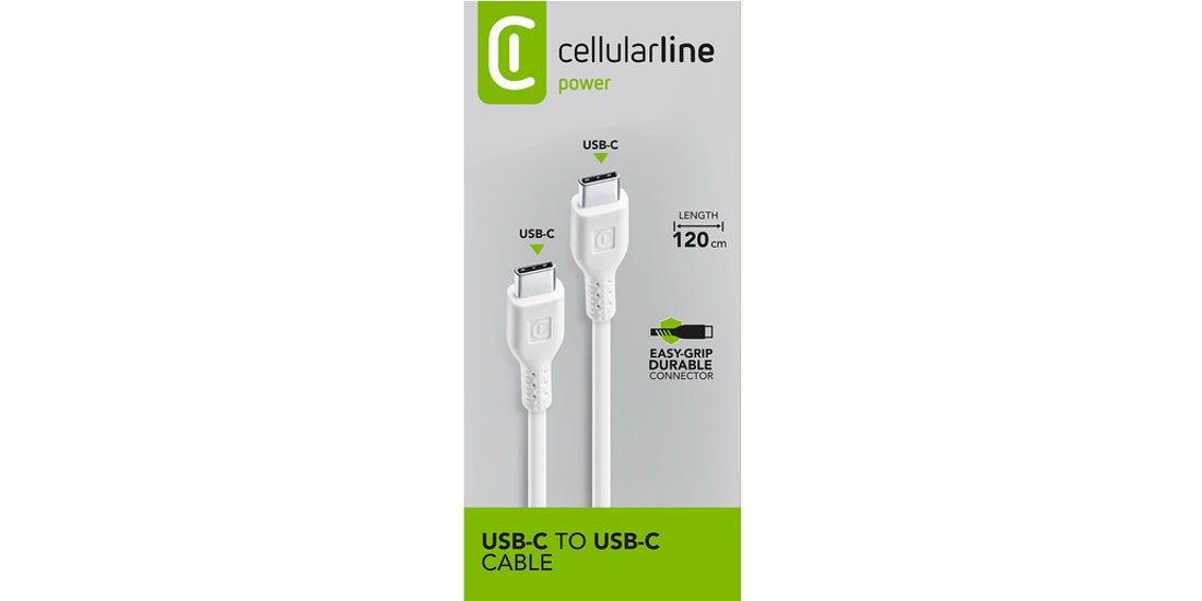 Cellularline Power Cable 120cm – USB-C to USB…