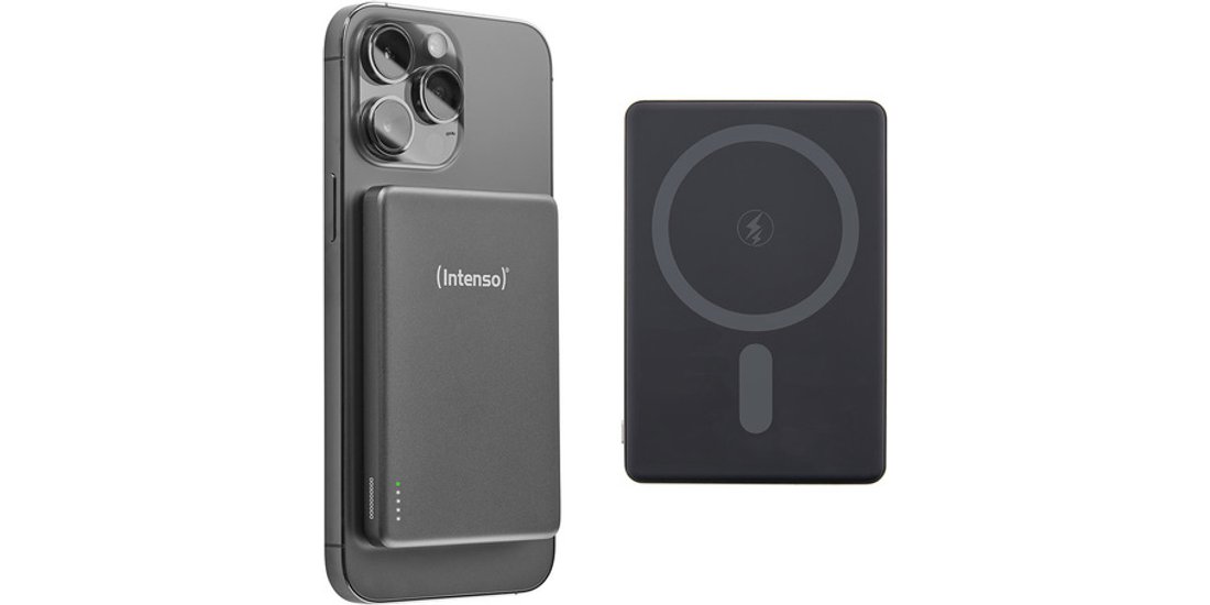 Intenso PowerBank MagSafe 5000mAh Grigio