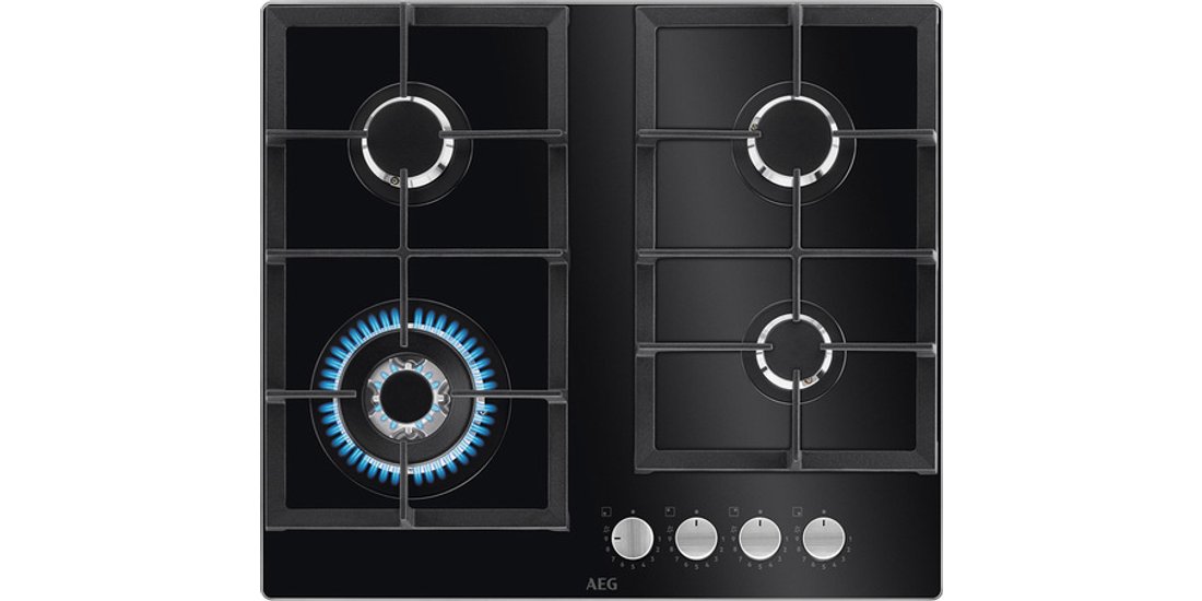AEG HKB64420NB Piano cottura Gas on Glass Serie…
