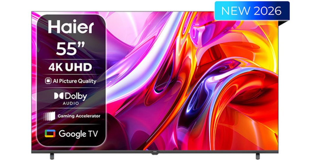 Haier H55K85GUX 1397 cm (55”) 4K Ultra HD Smart…
