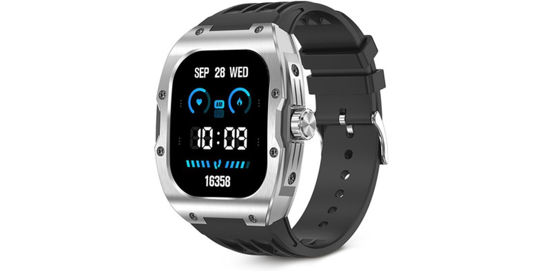 Ksix Hero 495 cm (1.95”) AMOLED 45 mm Digitale…