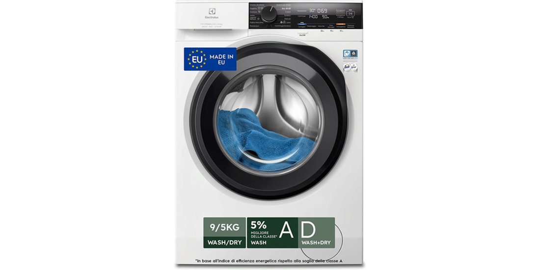 Electrolux Lavasciuga 9+5 Kg Classe D/A-5% 1400…