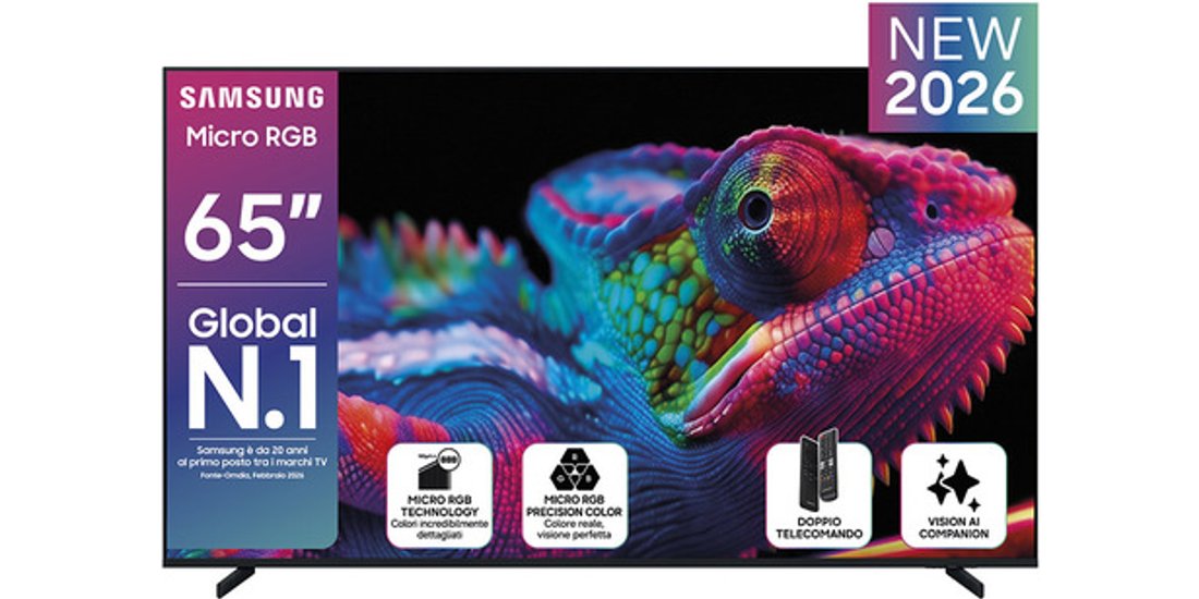 Samsung 65” Micro RGB R85H 4K Vision AI Smart…
