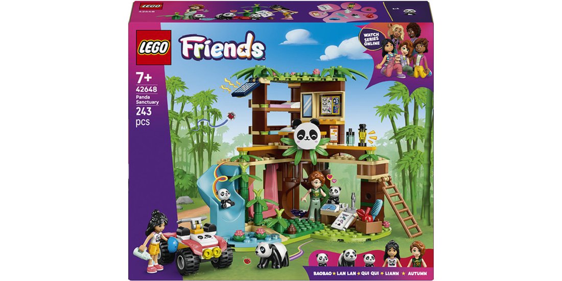 LEGO Friends 42648 Il Santuario dei Panda Giocattolo…