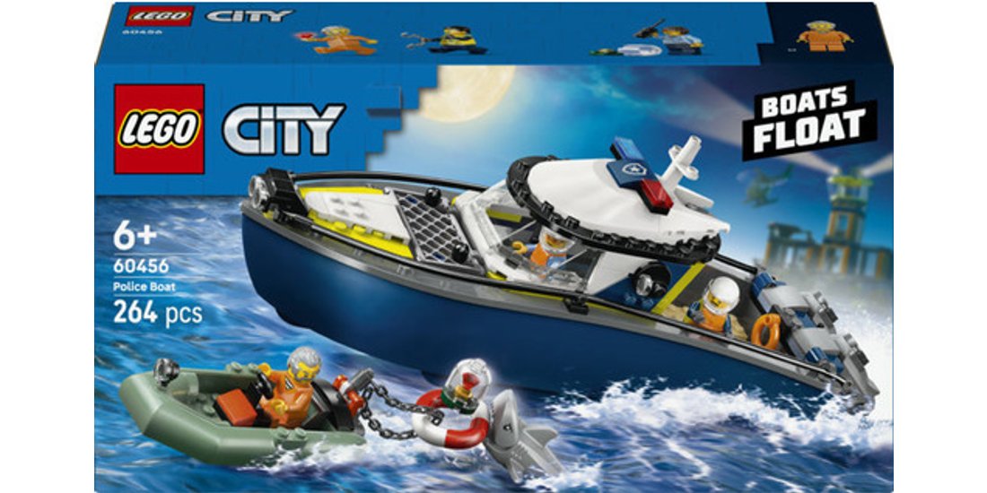 LEGO City 60456 Inseguimento del Motoscafo della…