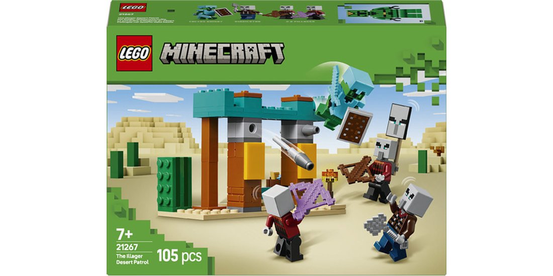 LEGO Minecraft 21267 Pattuglia nel Deserto della…