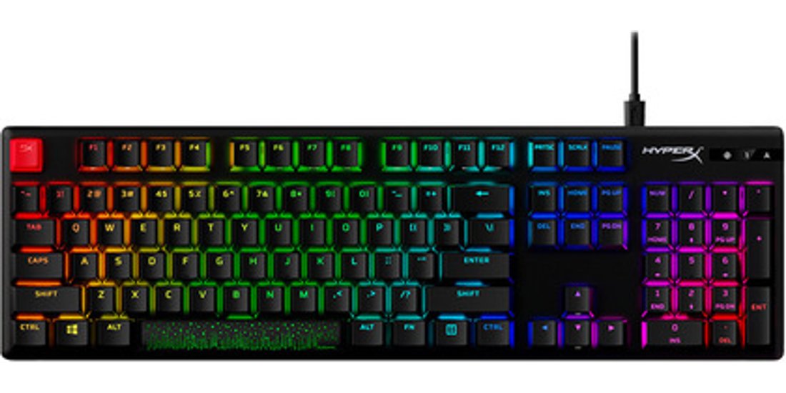 HyperX Alloy Origins PBT HX Red – Tastiera meccanica…