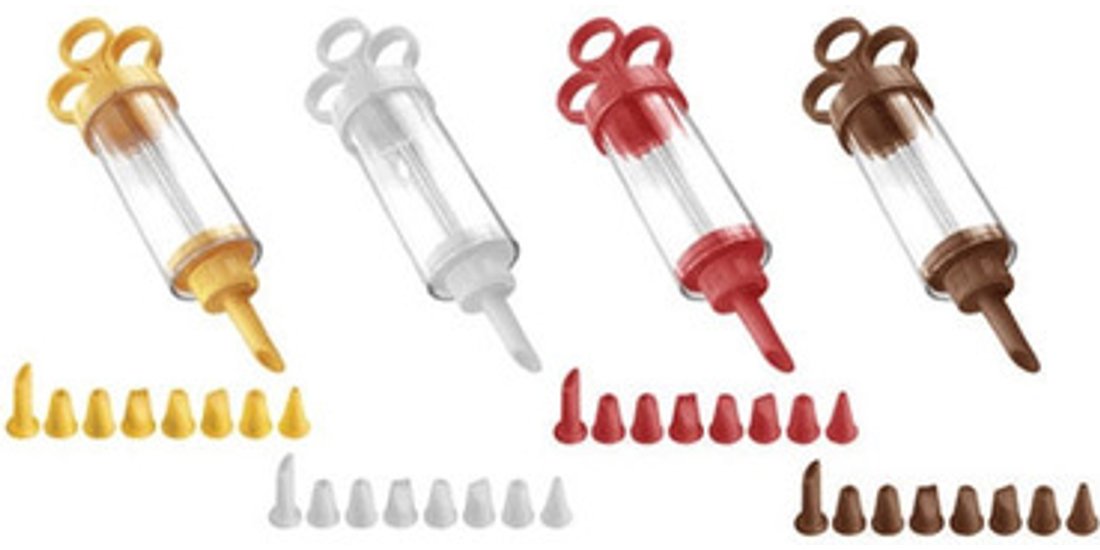 Tescoma Siringa per dolci con 8 beccucci decoratori…