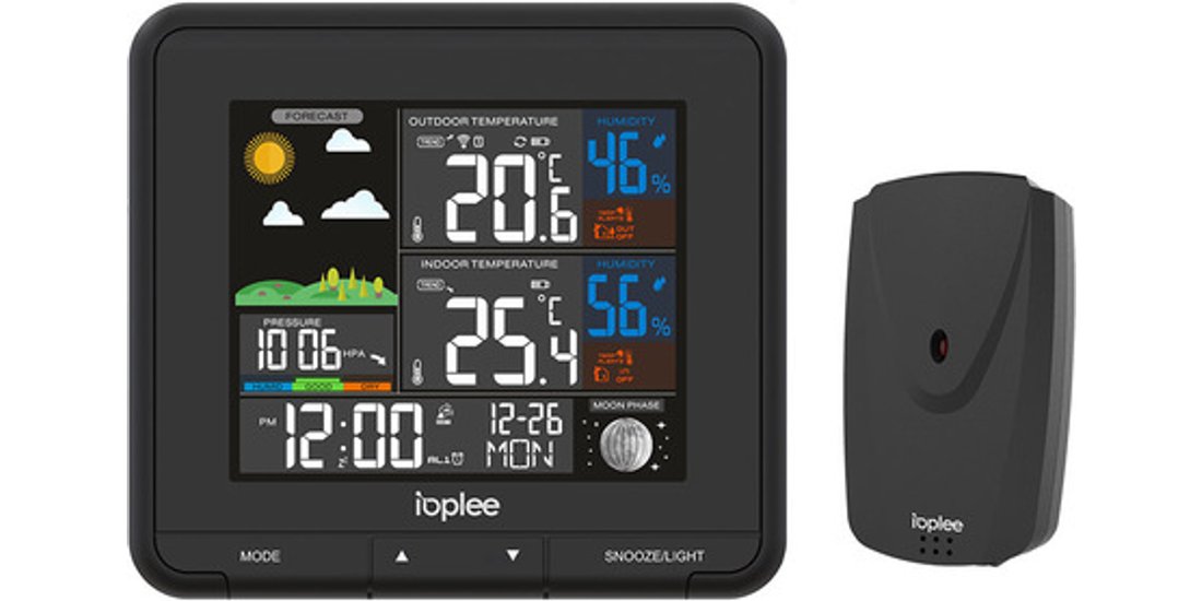 IOPLEE SIC637K stazione meteorologica digitale…