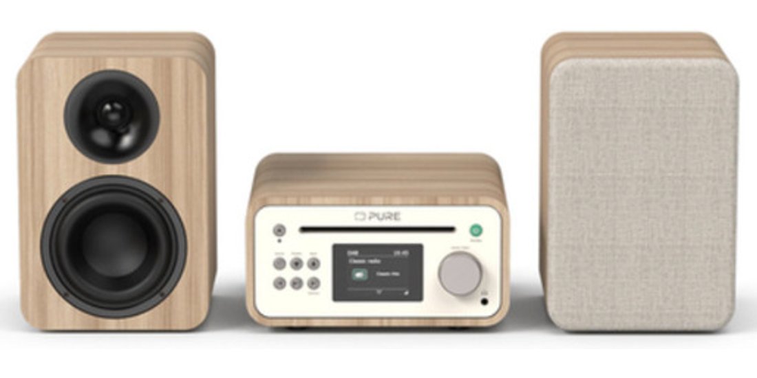 Pure Classic Stereo Mini Microsistema audio per…