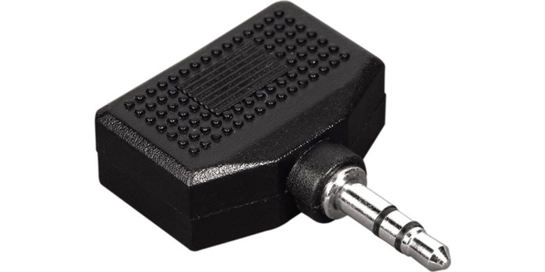 Hama Adattatore Jack 3.5 mm M/2 Jack 3.5 mm F